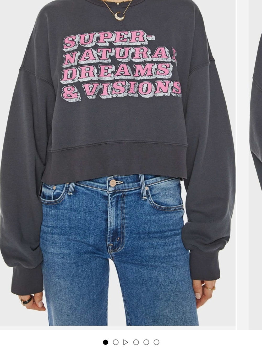 Mother Supernatural Dreams And Visions Charcoal Sweatshirt